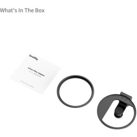 SmallRig 5171 - magnetyczny adapter mocujący filtry 67 mm do smartfonów
